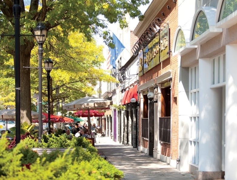White Plains New York urban suburban mix