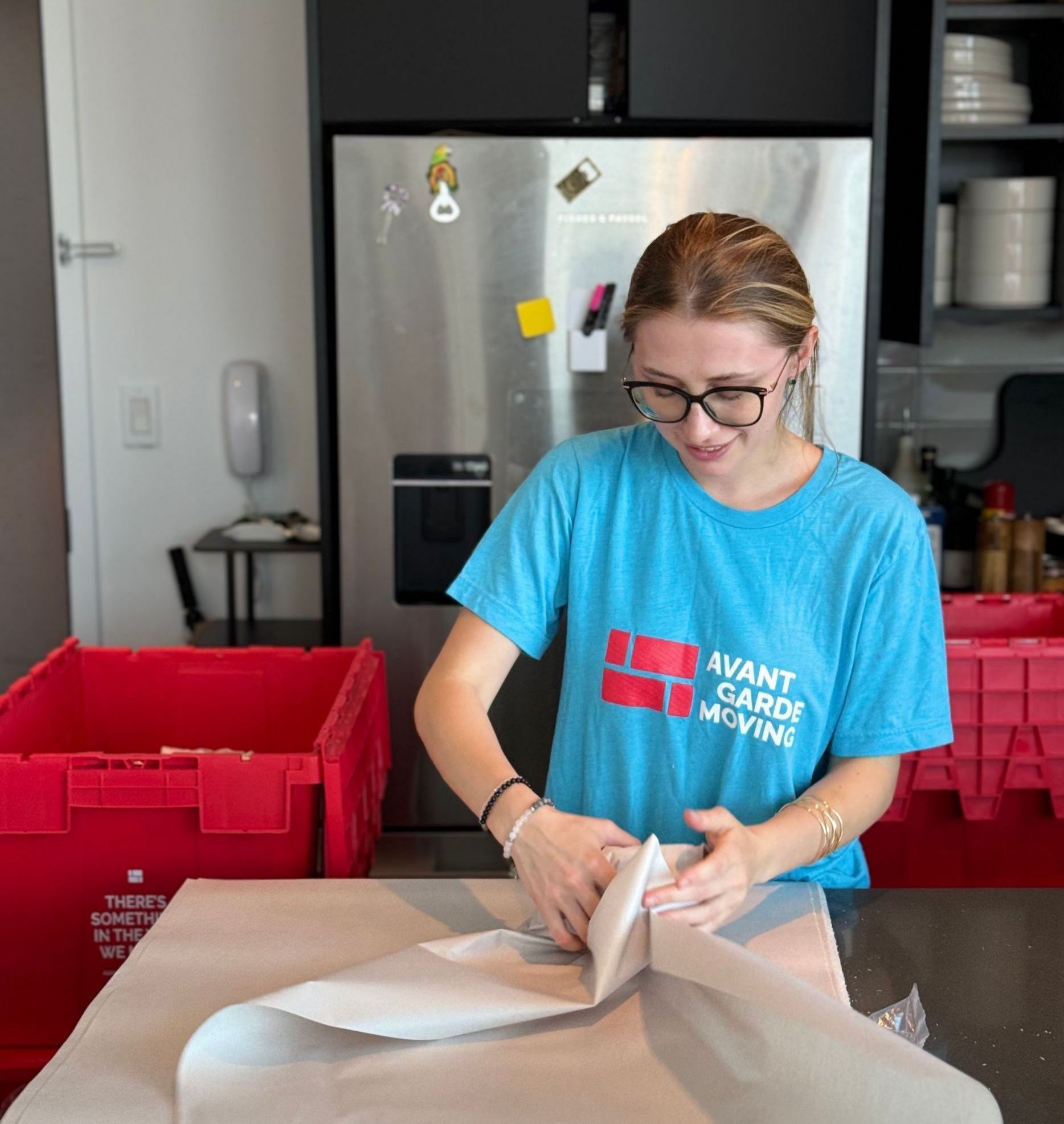 Professional packing of fragile items